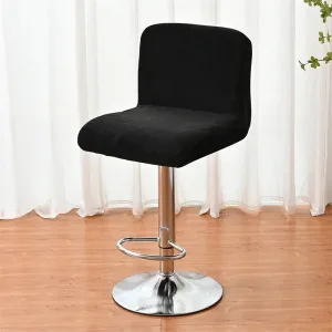 Housse Tabouret De Bar Velours Noir