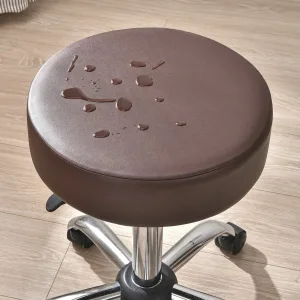 Housse Tabouret De Bar Rond Imperméable Marron