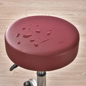 Housse Tabouret De Bar Rond Imperméable Rouge