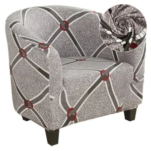 Housse Fauteuil Cabriolet Motifs Marron