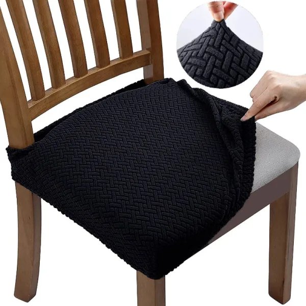 Housse Assise De Chaise Jacquard Crépuscule