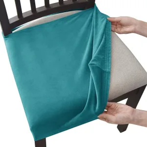 Housse Assise De Chaise Velours Triteleia