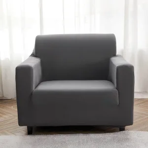 Gris anthracite - Housse de Fauteuil Extensible