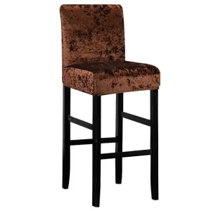 Housse De Tabouret Bar Velours Arabica