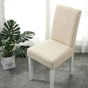 Blanc cassé - Housses de chaises - 100% Waterproof et Ultra résistantes