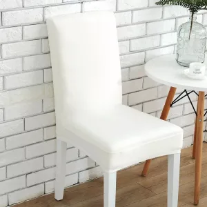 Blanc - Housse de Chaise Extensible