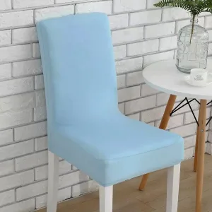 Bleu clair - Housse de Chaise Extensible