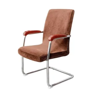 Housse Chaise Bureau Velours Arabica