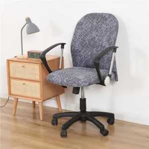 Housse Chaise De Bureau Argent
