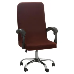 Housse Chaise De Bureau Marron