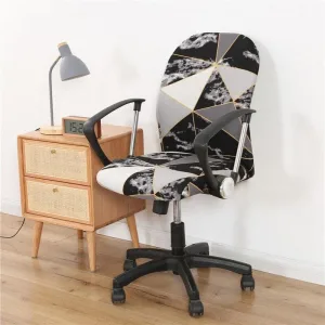 Housse Chaise De Bureau Rayée