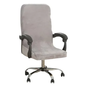 Housse Chaise De Bureau Velours Platinium