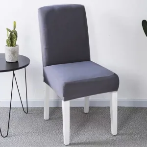 Gris - Housse de Chaise Extensible