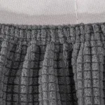 housse clic clac en tissu gris