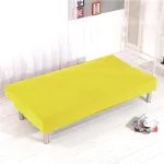coupure clic clac en tissu jaune