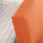 housse orange pour canapé clic clac