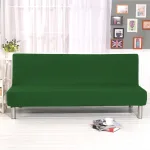 housse de canapé clic clac vert foncé