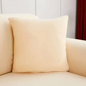 Beige - 2 pièces - Housses de coussin extensibles 45X45cm