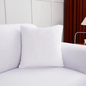 Blanc - 2 pièces - Housses de coussin extensibles 45X45cm