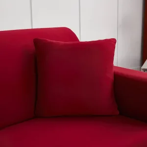 Bordeaux - 2 pièces - Housses de coussin extensibles 45X45cm