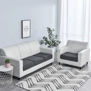 Housse Coussin Canapé Gris Foncé
