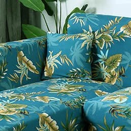 Green Leaves - 2 pièces - Housses de coussin extensibles 45X45cm