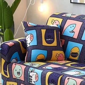 Kido - 2 pièces - Housses de coussin extensibles 45X45cm