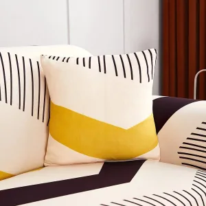Massaï - 2 pièces - Housses de coussin extensibles 45X45cm