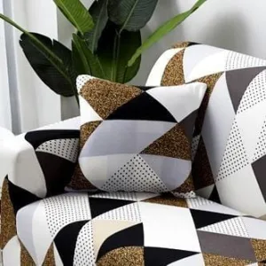 Modern Brown - 2 pièces - Housse de Coussin 45x45cm