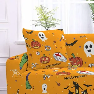 Party Halloween - 2 pièces - Housses de coussin extensibles 45X45cm