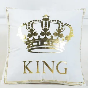 The King - 1 pièce - Housses extensibles de coussin 45 CM X 45 CM