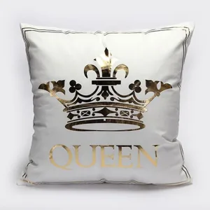 The Queen - 1 pièce - Housses extensibles de coussin 45 CM X 45 CM