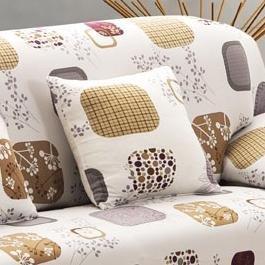 Waffle - 2 pièces - Housses extensibles de coussin 45 CM X 45 CM