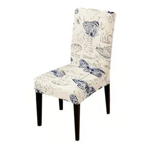 Housse De Chaise Bourgeon Blanc
