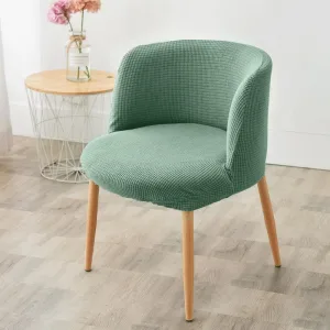 Housse De Chaise Scandinave Avec Accoudoirs Vert D'eau