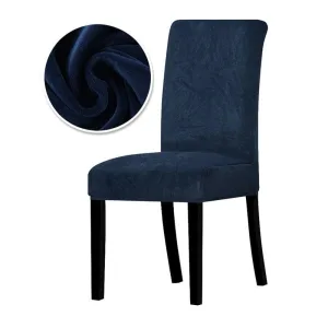Housse De Chaise Velours Sea