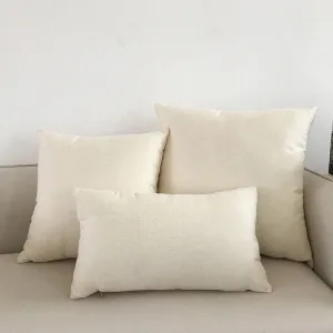 Housse de Coussin 50x50 Blanc