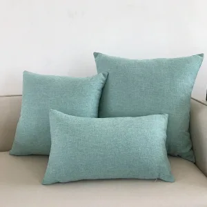 Housse de Coussin 50x50 Bleu Azur