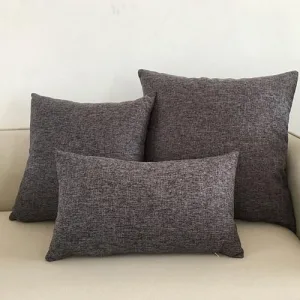 Housse de Coussin 50x50 Gris Anthracite