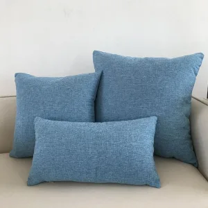 Housse de Coussin 60x60 Bleu