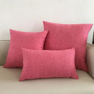 Housse de Coussin 60x60 Rose