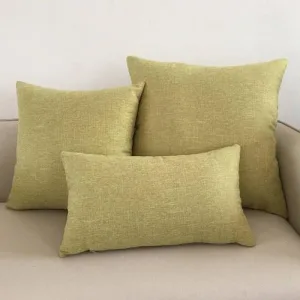 Housse de Coussin 60x60 Vert Amande