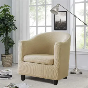 Housse Fauteuil Cabriolet Jacquard Jaune