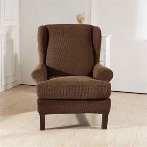 Café - Housses pour Fauteuil Bergère - 100% Imperméables et Ultra résistantes