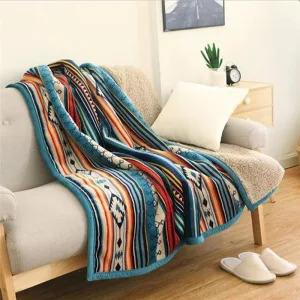 Plaid pour Canapé en Flanelle Douce Mansi