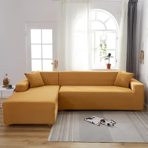 Housse de Canapé d'Angle Imperméable Camel