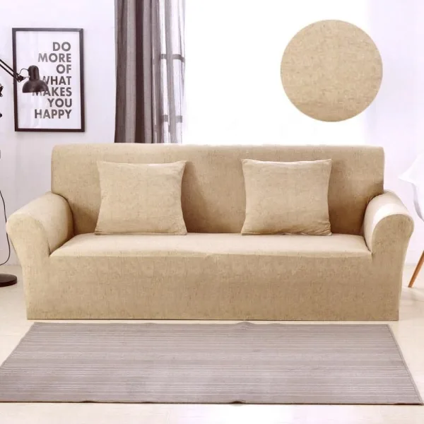 Abricot - Housse de Canapé Extensible