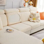 accessoire déco polaire pour coussins de canapé