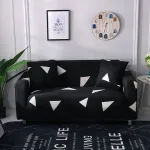 Black and White - Housse de Canapé Extensible