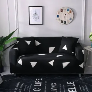 Black and White - Housse de Canapé Extensible